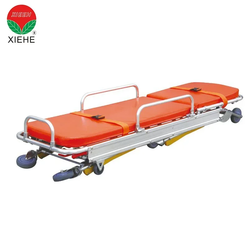 portable hospital emergency trolley bed medical ambulance folding stretcher for rescue transfer patient