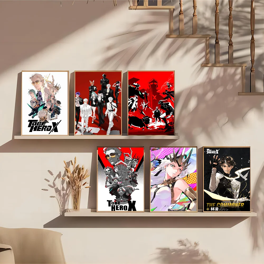 شعبية أنيمي T-TO BE HERO X أنيمي الملصقات لزجة HD جودة جدار الفن الرجعية الملصقات للمنزل جدار ديكور #3