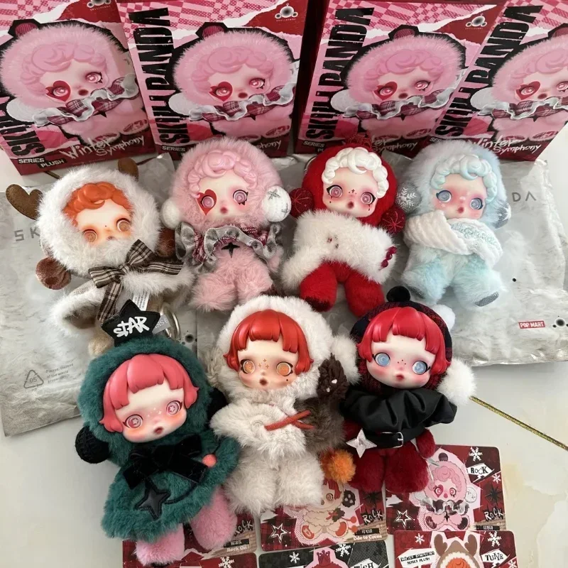 

New SKULLPANDA Winter Symphony Series Vinyl Face Plush Doll Blind Box Toys Cute Action Figure Pendent Ornament Birthday Gift