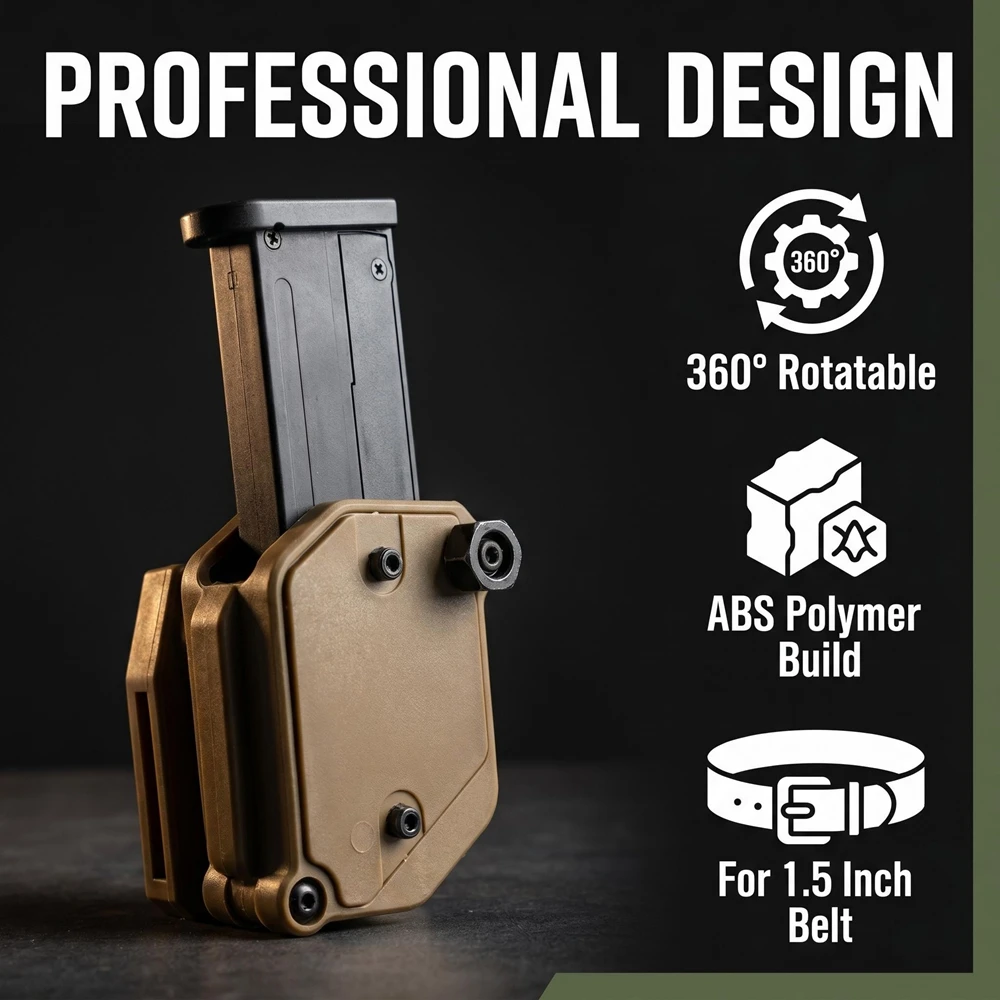 1/2/3/4Pcs IPSC Magazine Pouch Case Multi-angle Speed Holster Adjustment Tactical Mag Carrier Pouch for 1911/G17/HI-CAPA/PX4/XDM