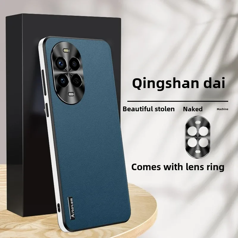 

Роскошный деловой кожаный мягкий чехол-рамка для Huawei Nova 8 9 10 11 12 13 Pro 12S, защитный чехол для объектива, чехлы для телефонов, задняя крышка