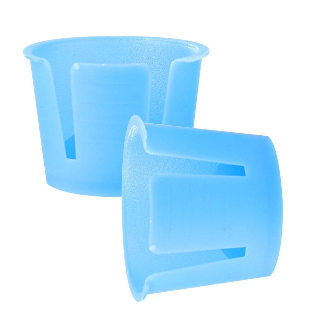 

50Pcs Plastic Dental Mixing Bowls Small Disposable Blue Plaster Bowls Lightweight Easy Use Dentist Tool Dental Bowl