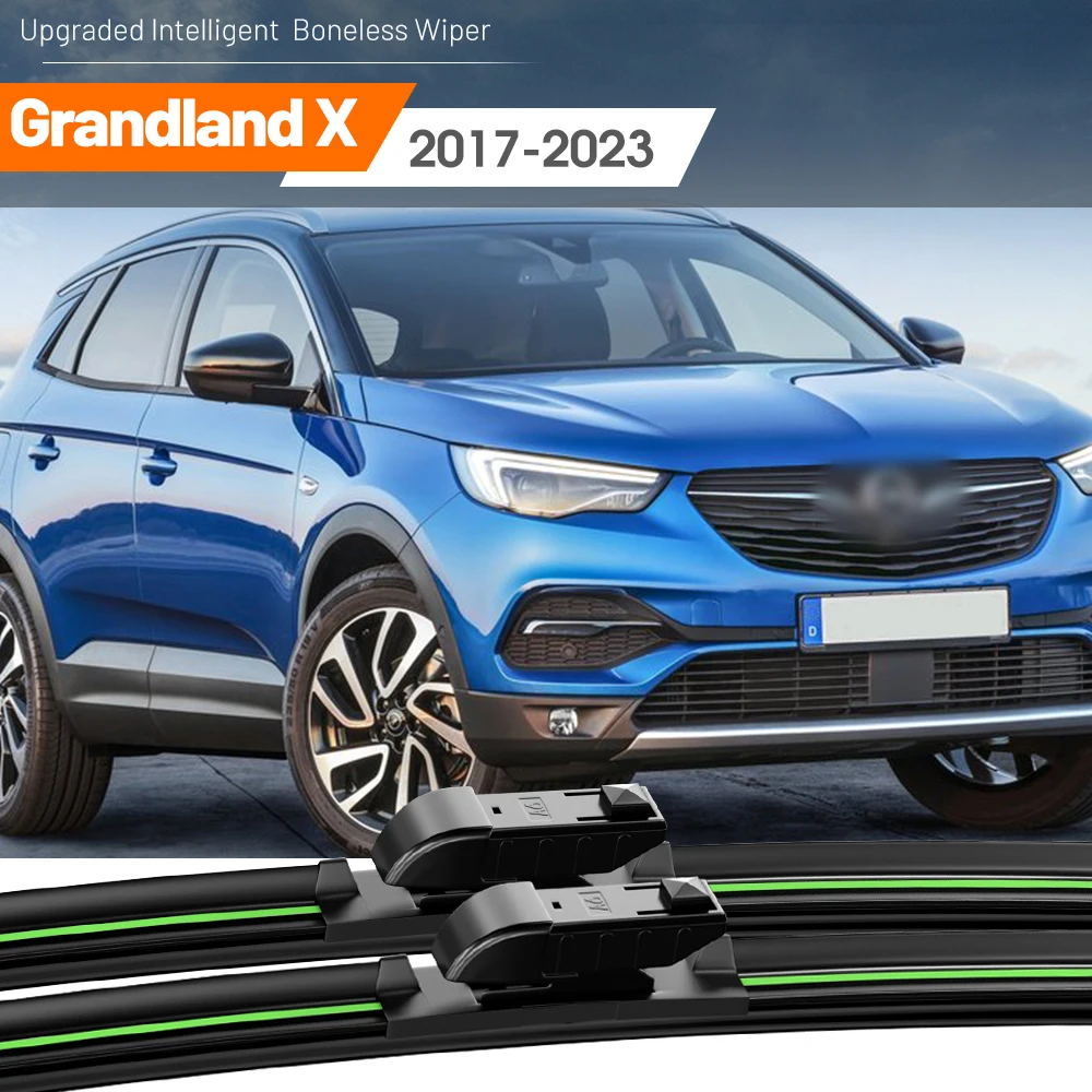 

2pcs For Opel Grandland X 2017-2023 Front Windshield Wiper Blades 2018 2019 2020 2021 2022 Windscreen Window Accessories