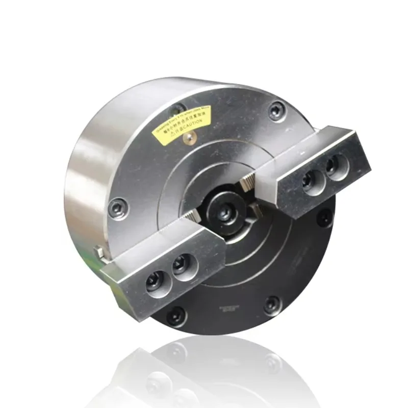 CNC Machine Tools Accessories 2- Jaw Chuck Solid Pneumatic Power Chuck Wood Lathe Chuck Mini Drill