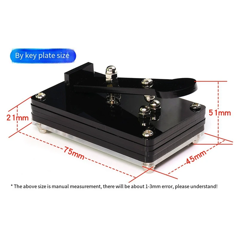 Upgraded HU-069B CW Morse Code Decoder Trainer Parts Electronic DIY Circuit Board Welding Practice Kit