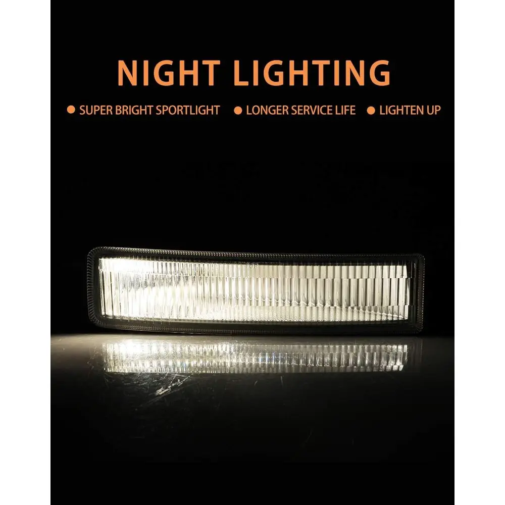 مجموعة مصابيح الضباب ذات العدسات الشفافة OEM لـ 2003-2007 Scion XB، تتضمن لمبات 9006 12 فولت 51 وات #3