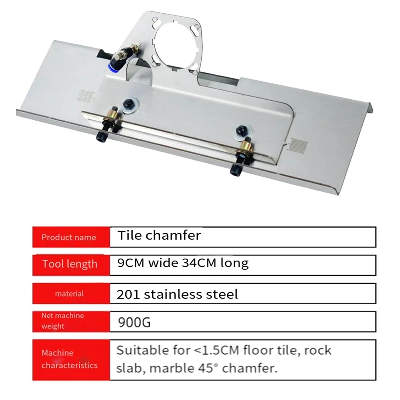 NEW-Tiling 45 Degree Angle Cutting Tool Ceramic Tile Cutter Seat Chamfer For Stone Building Tool Corner Cutting