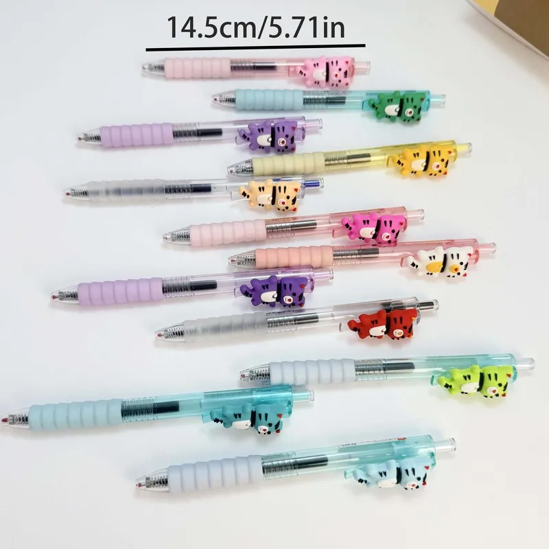 20/30pcs  Creative, simple, cute, colorful cat-themed retractable ballpoint pen Campus Design Back-to-School Season Cat Series R
