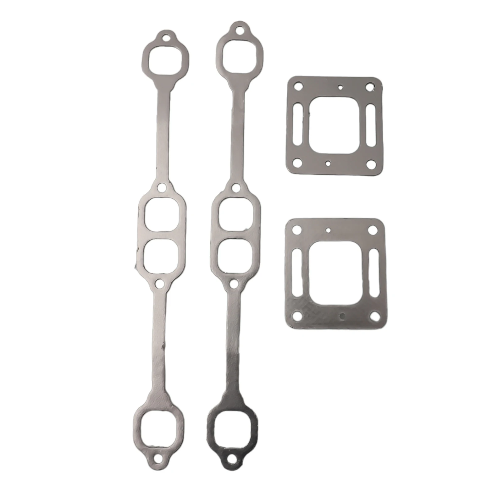 For 350 Mag Exhaust Riser Block 350 Mag Riser Gasket For Boat Engines 1980\'s To 2002 4pc Set Brand New High Quality Replacement