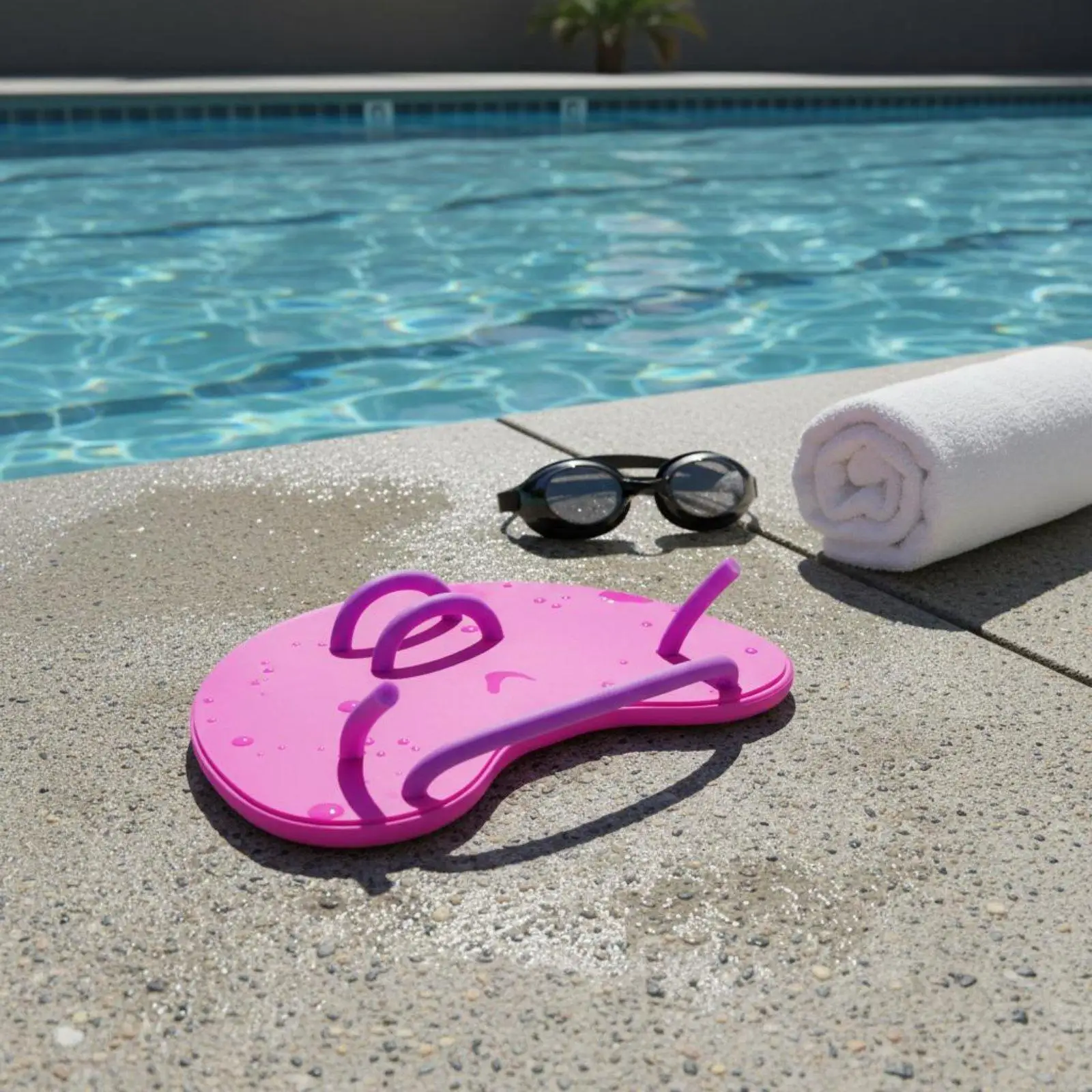 Silicone Swimming Fins Hand Paddle Training Tool for Stroke Practice Pool Swim Exercise Equipment Aid