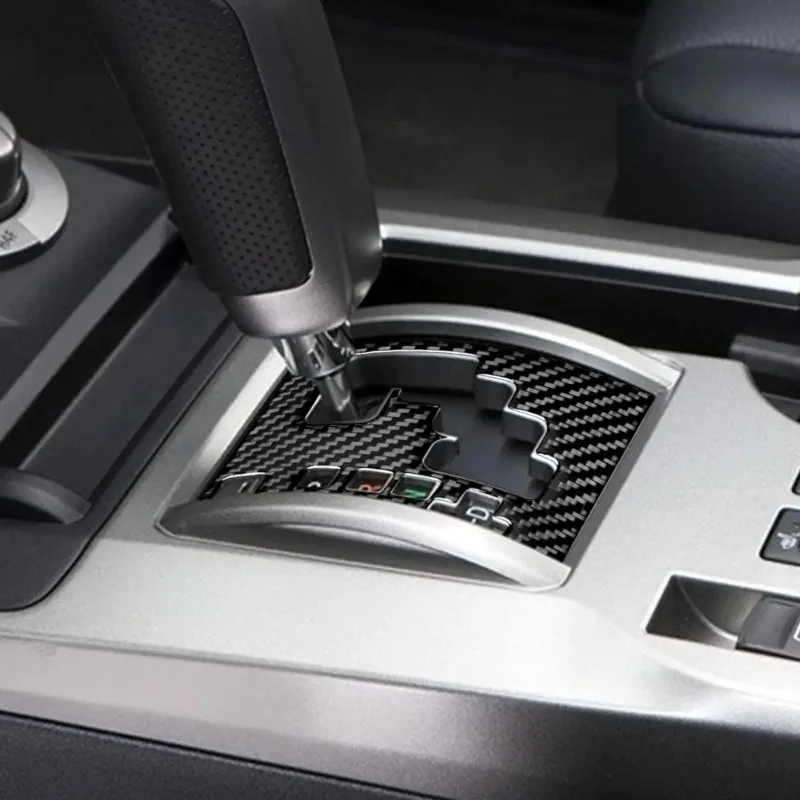 Carbon Fiber Center Control Shift Panel Trim Cover Trim Accessories for Toyota 4Runner for SUVs 2010-2023 1PC - Image 6