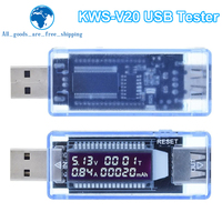 TZT Voltage Meters Current Voltage Capacity Battery Tester USB Volt Current Voltage Doctor Charger Capacity Tester Meter