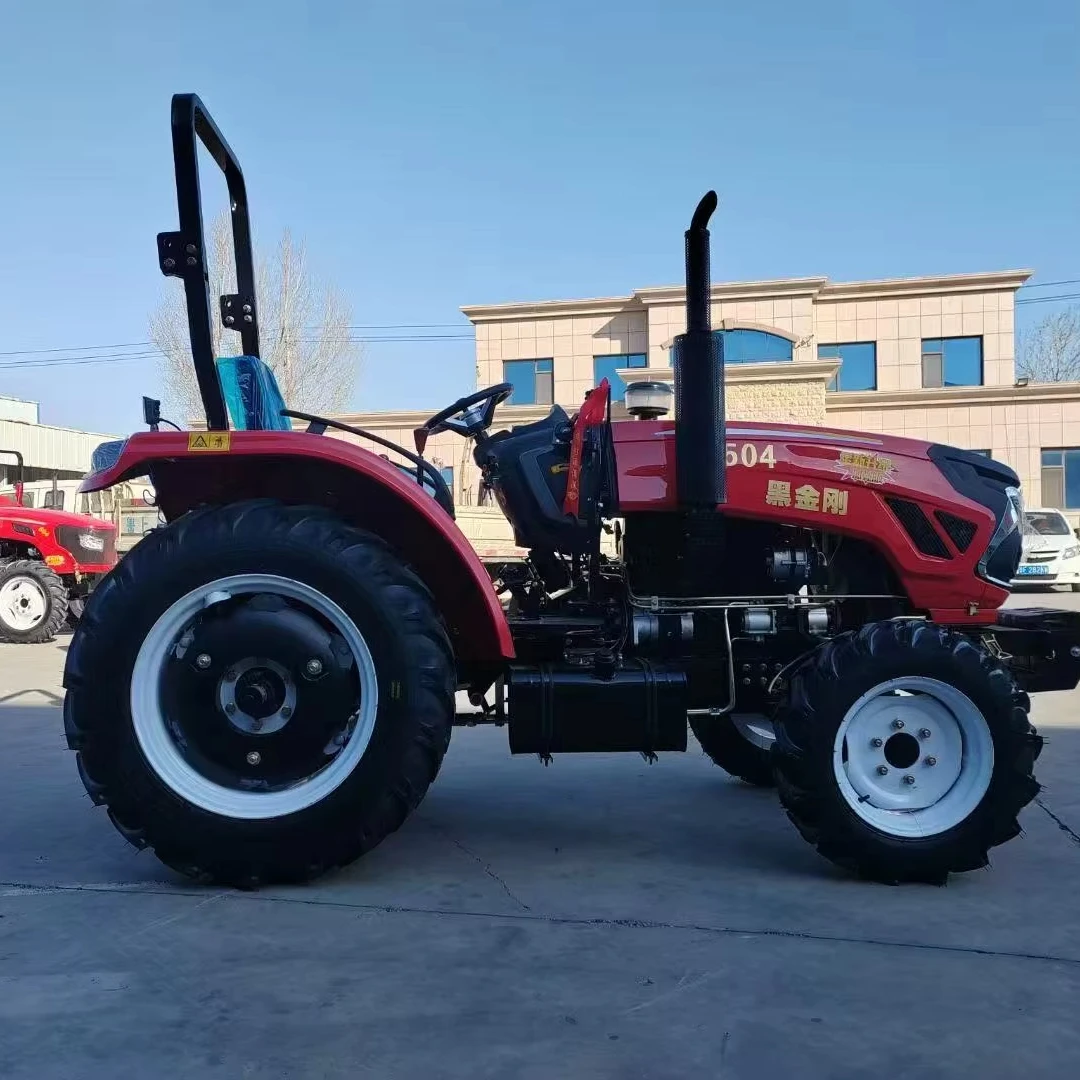 China Manufacturer's Mini 4WD WHEEL Tractor 50HP Farm Accessories with Engine and Gearbox Low Price