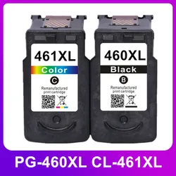 Remanufactured For Canon PG 460 CL 461 pg-460 cl-461 Ink Cartridge 460XL 461XL PG460 CL461 Pixma TS5340 TS7440 Printer