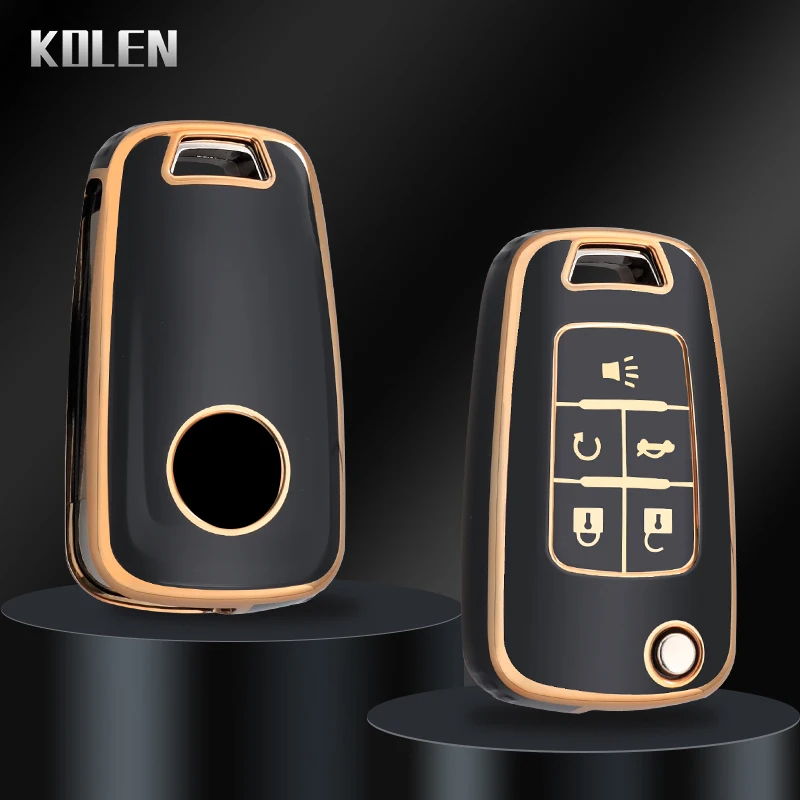 New TPU Car Flip Key Case Cover Shell For Chevrolet Cruze Aveo Trax Sail Malibu for Opel Vauxhall Astra Corsa Meriva Insignia