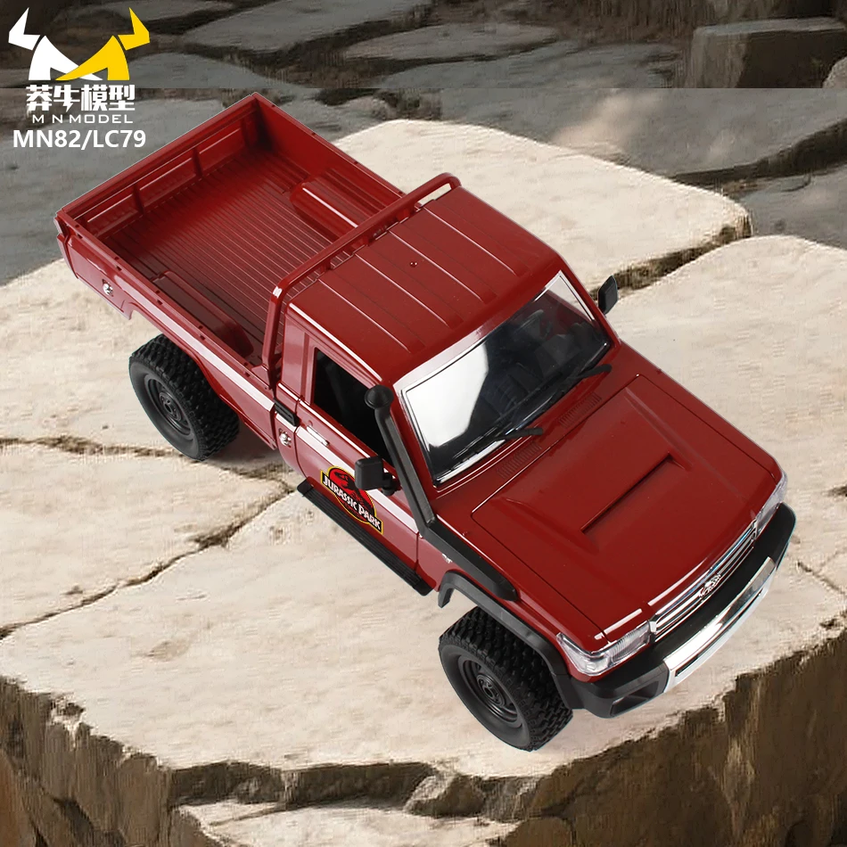 MN MODEL 1/12 4x4 LC79 RC Tour Fahrzeug Retro Geländewagen Rock Crawler Dinosaurier Pickup Klettern Truck Sammlung Spielzeug für Erwachsene