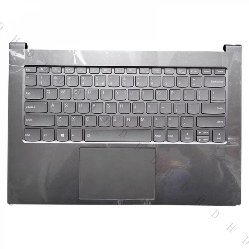 K+For Lenovo Yoga C930-13IKB Grey C Shell Palmrest w/ English Keyboard Touchpad Laptop Replacement Part