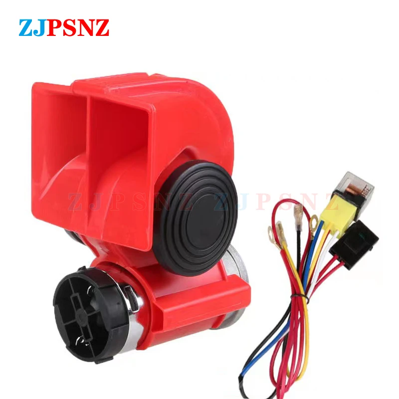 12V 24V Car Auto Twin Dual Tone Air Horn Electric Speaker Kits Super Loud Auto Truck Lorry SUV RV Train Caravan Boat Twin Tone