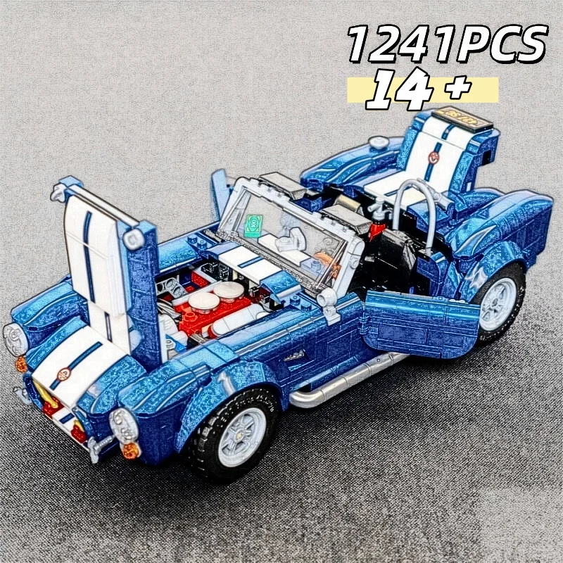 

ГОРЯЧАЯ НОВИНКА: Технический конструктор 10357 Shelby Cobra — Спортивный автомобиль, механический набор для сборки, строительные блоки, игрушка, рождественский подарок