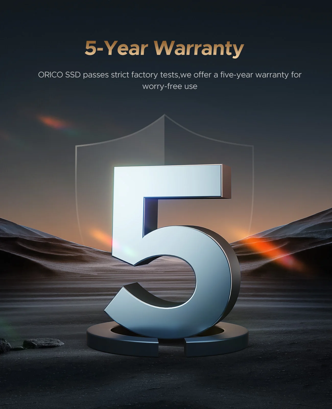 ORICO Gaming PCIe4.0 M.2 NVMe SSD PS5 7400MB/S Internal Solid State Drive Gen4 for High End Computing Gamer Heavy Duty Works