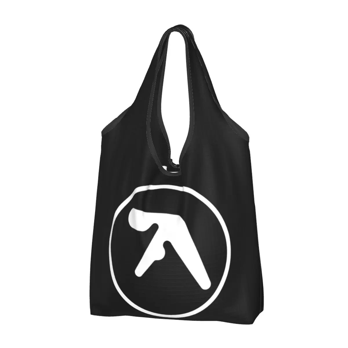 Reusable Aphex Twin Shopping Bags for Groceries Foldable Grocery Bags Washable Sturdy Large Tote Bags