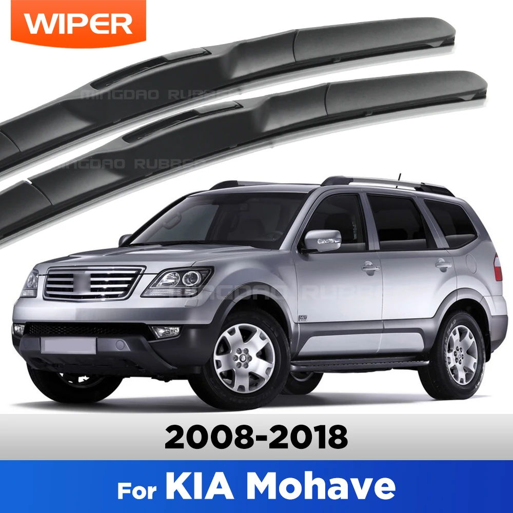 

Quiet & All-Season Wiper Blades For KIA Mohave MK1 2008-2018 2009 2010 2011 2012 2013 2014 CREATROAD Windshield Wipers 24"20"