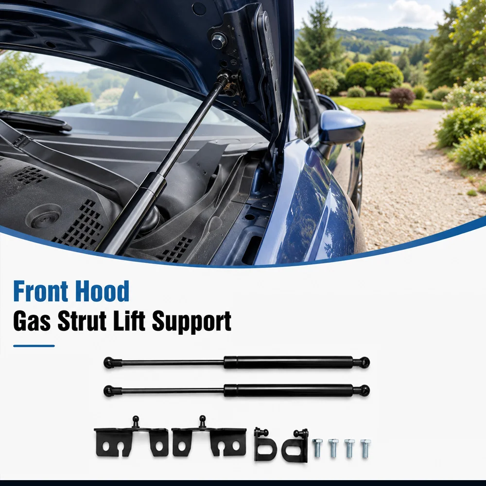 For Mazda MX-5 ND Miata 2015 2016 2017 2018 2019 2020-2023 Car Front Hood Gas Strut Lift Support Left and Right Aluminum Alloy