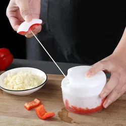 Manual Garlic Mini Manual Garlic Grinder Kitchen Labor Saving Garlic Meat Mincing Tool Ginger Peeling Grater Box