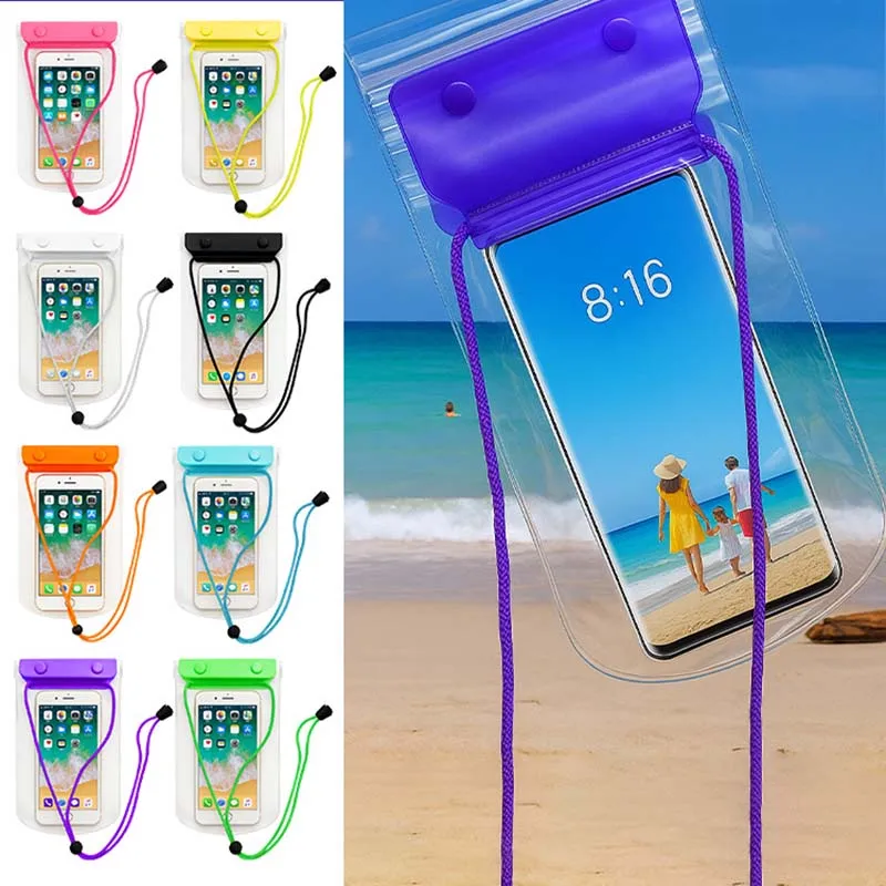 

Waterproof Mobile Phone Bag With Touch Screen Three-Layer Thickening Diving Mobile Bag Cycling Mobile Phone Waterproof Cover