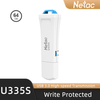 Netac USB 3.0 Flash Drive usb pendrive 64gb 128gb Write Protection Encryption usb Flash Disk Waterproof Drive for Computer TV