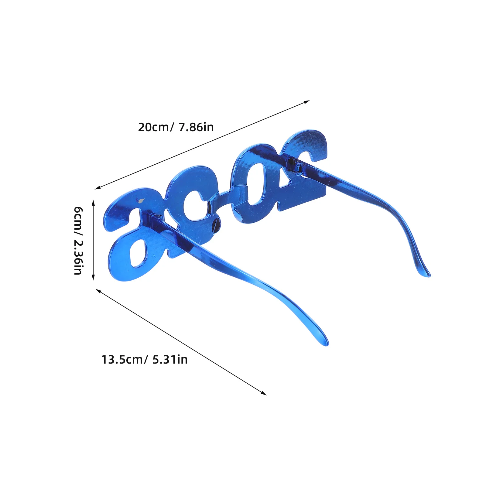 2026 Graduation Party Glasses Sparkling Number Eyeglasses New Year Eve Photo Booth Props Festive Accessories