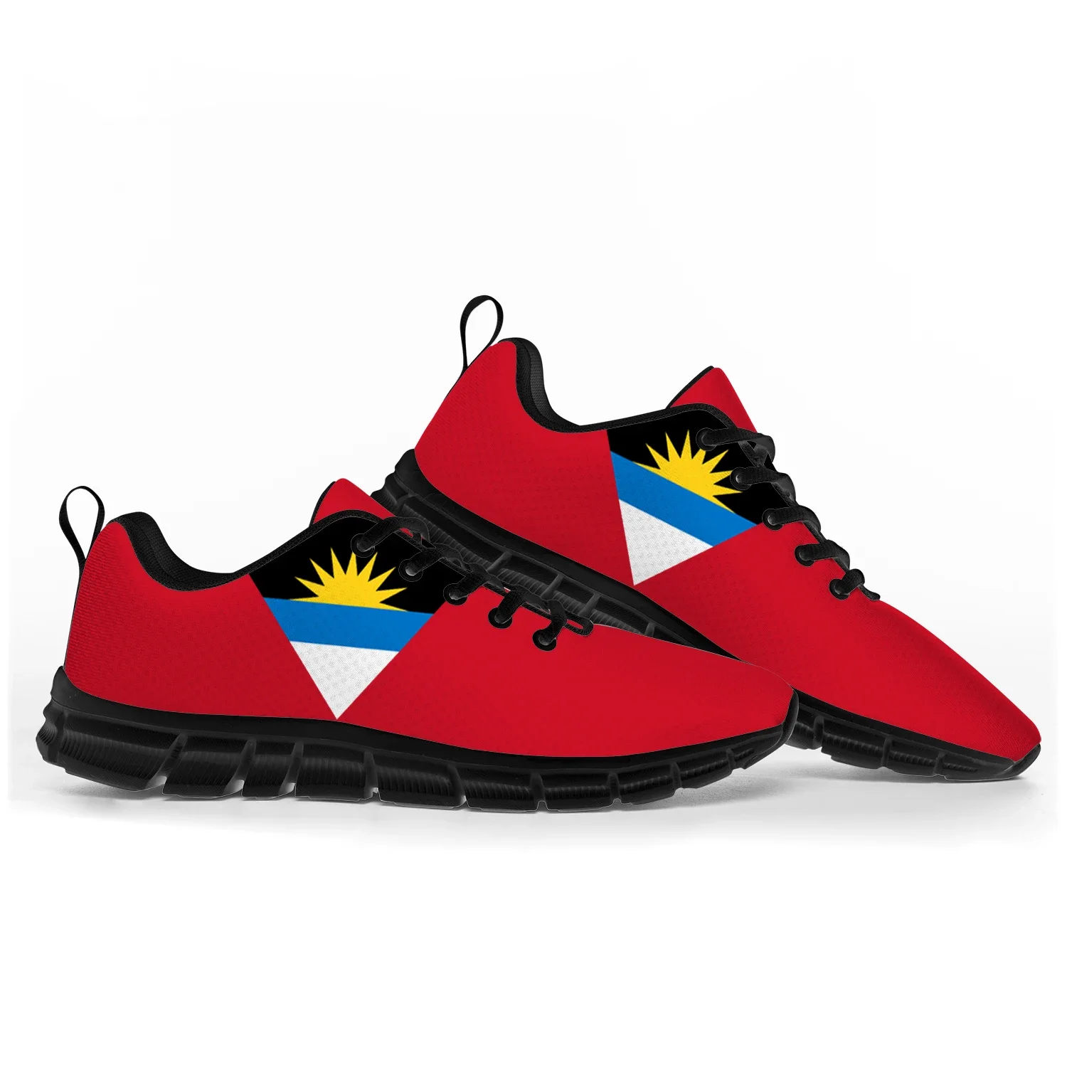 Antigua dan Barbuda sepatu olahraga bendera pria wanita remaja anak-anak Sneakers kasual kustom kualitas tinggi sepatu pasangan