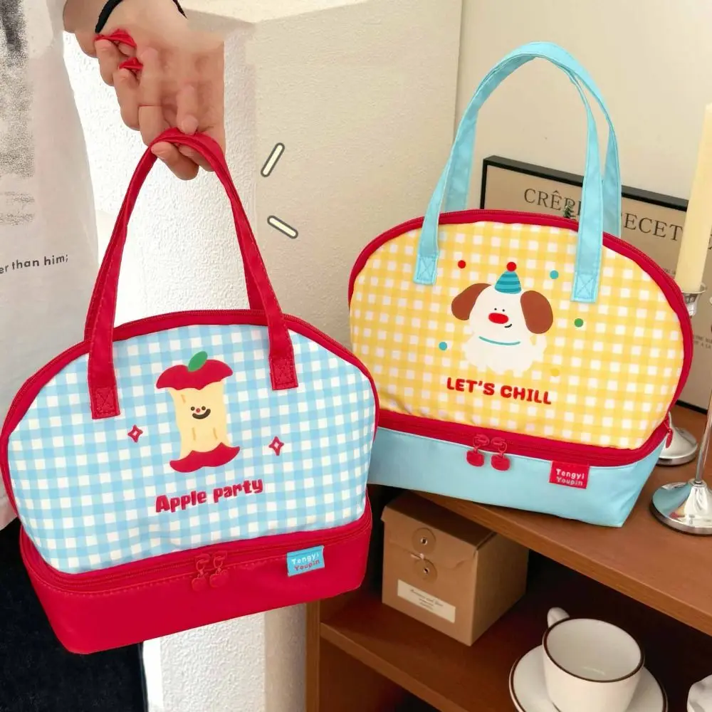 

Cartoon Cartoon Cat Lunch Bag Large Capacity Lightweight Korean Style Handbag Fashion Design Handheld Bag Small Tote Bag Girls