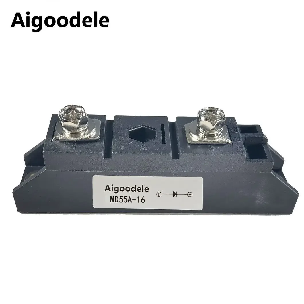 

MD55A1600V Anti-Reverse Diode Module for Solar Power Systems 1600V Peak Voltage 50Amp Load Capacity Dc Blocking Diode