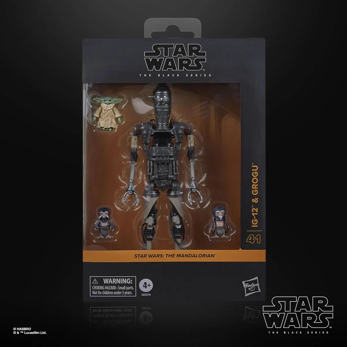 Star Wars The Black Series Ig-12 & Grogu, The Mandalorian Deluxe Collectible 6 Inch Action Figure 2-Pack