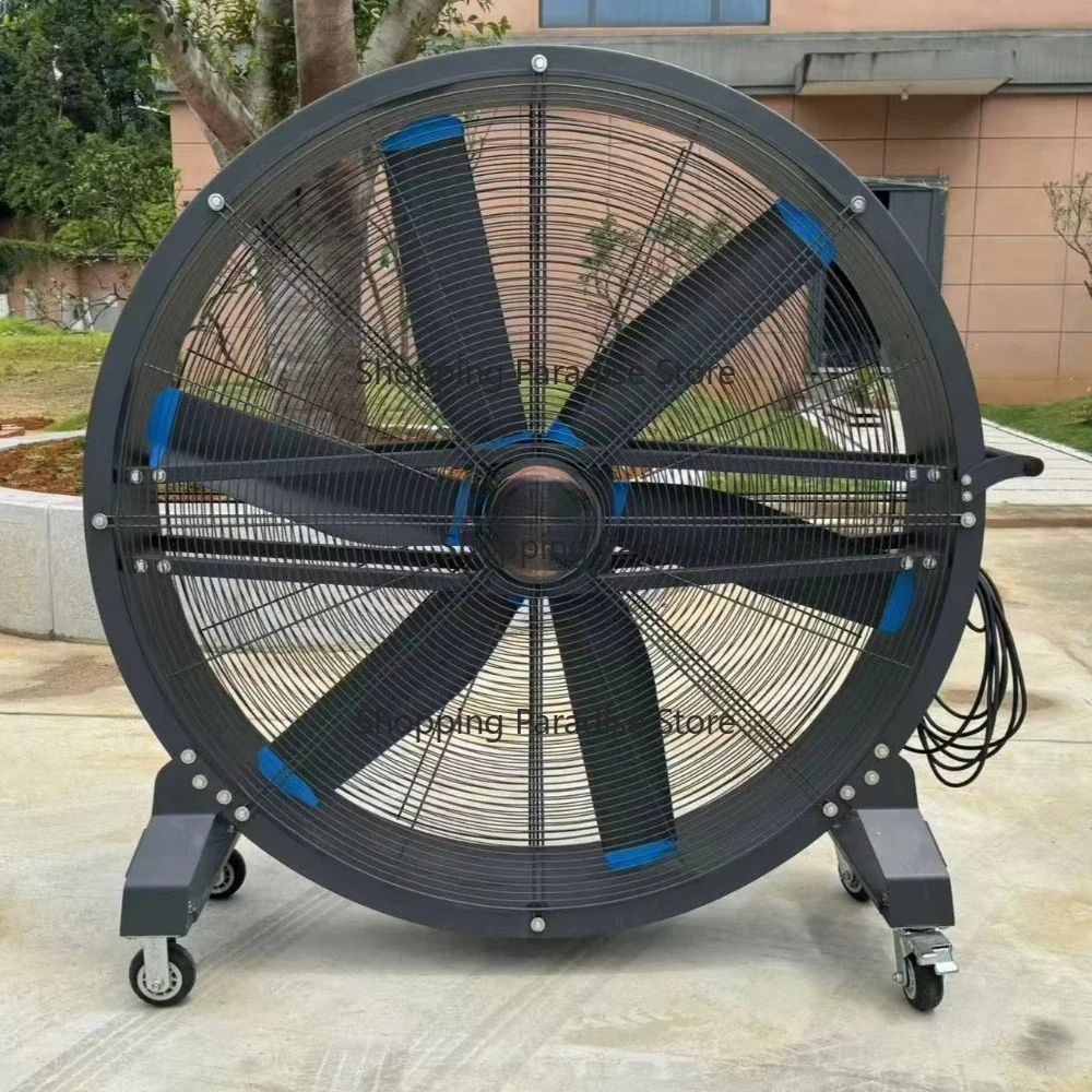 Large Vertical Aluminum Blade Outdoor Fan 1.5m Or 2m Diameter Giant Active Fan for Outdoor Use