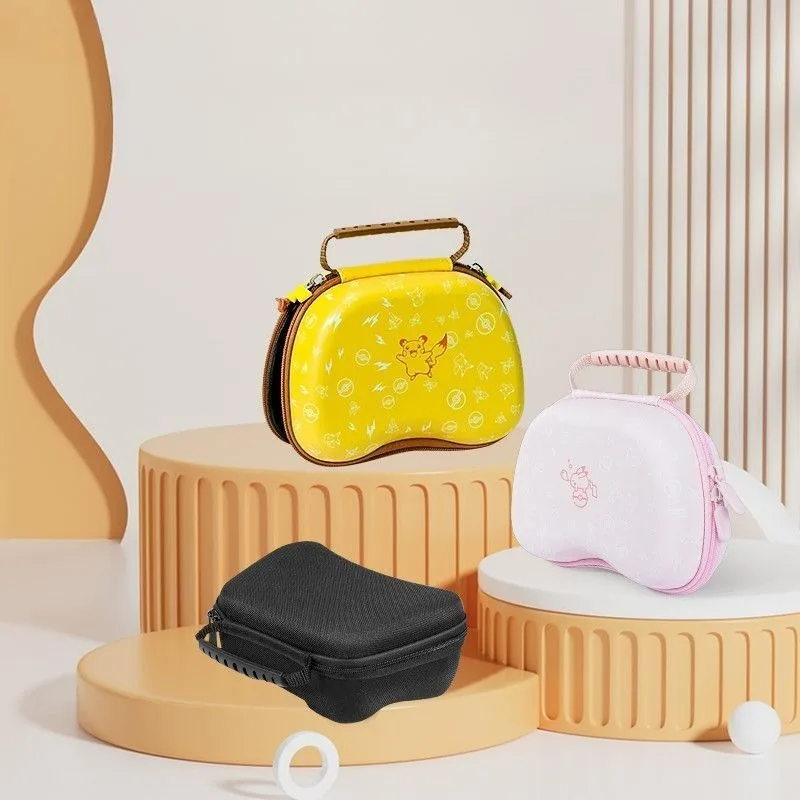 

Pokémon Pikachu Gamepad Storage Bag Cartoon Cute Creativity Practical Game Controller Box Large Capacity Storage Box