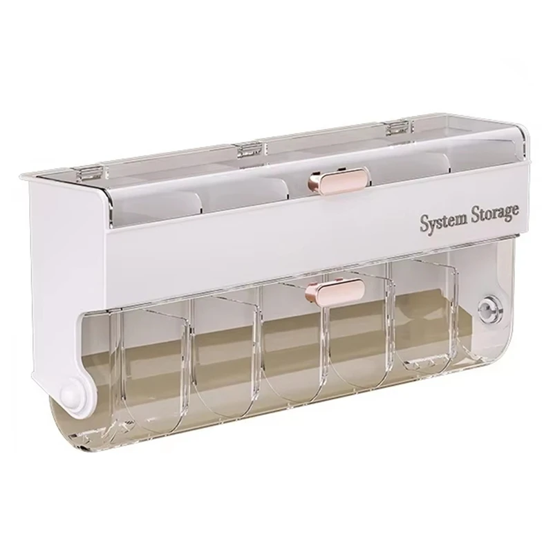 

Wall-Mounted Sock Storage Box - Space-Saving Underwear Organizer For Wardrobe, Bedroom Panties, Data Cable Container