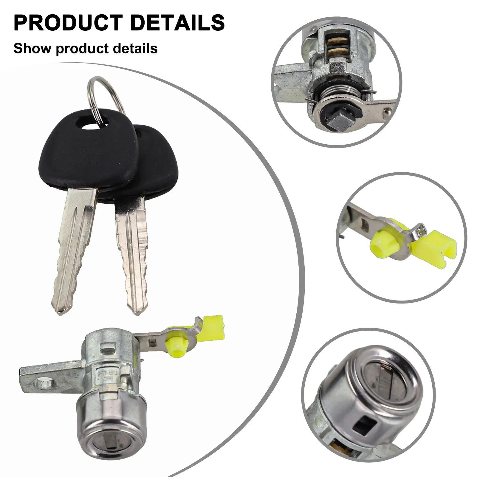 car Door Lock Cylinder Driver Side LH Front Car Locks Hardware For Hyundai For Accent 2005-2011 81970-1EA00 Driver Side LH Front