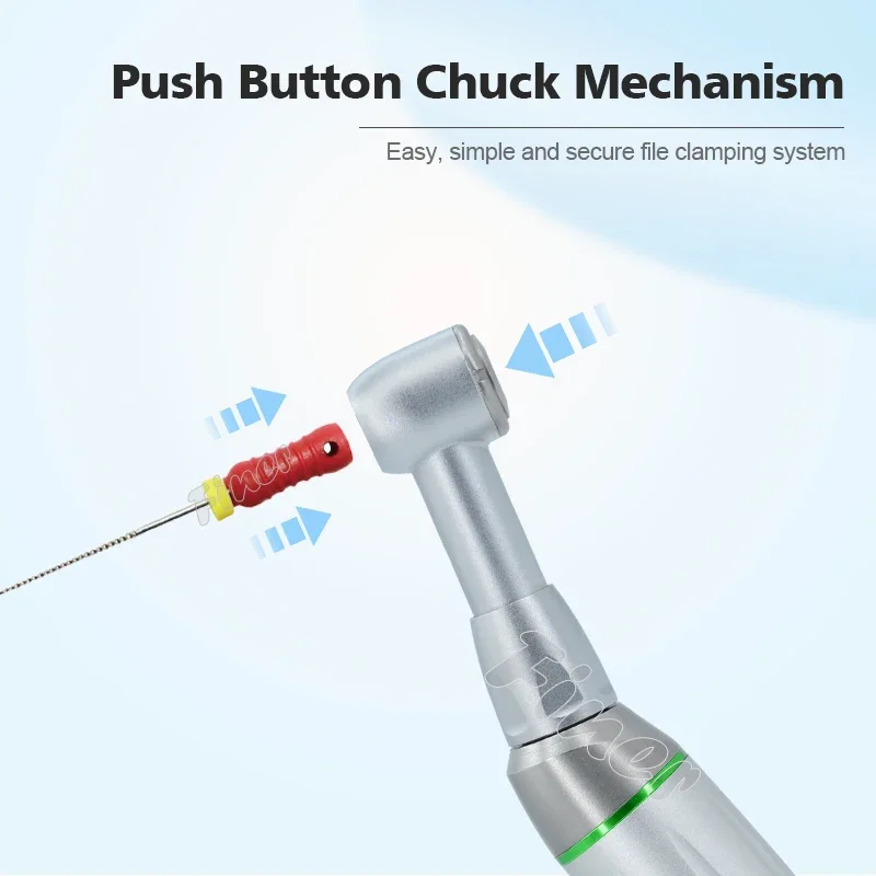 Endomotor Dental Reciprocating Handpiece Speed Reduction 10:1 Against Endodontic Angle for Engine Hand File Endodontic Treatment