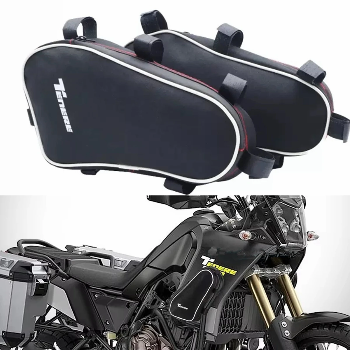 

Сумки для хранения бампера для Yamaha T7 Tenere700 Tenere 700 2019 2020 2021 2022, сумка для инструментов для мотоцикла