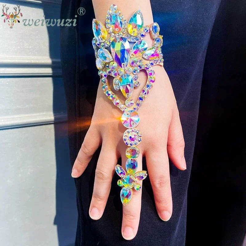 Belly Dance Performance Accessories Bracelet HandMade Custom Oriental Dance Latin Dance Exquisite Hand Hook Finger Jewelry