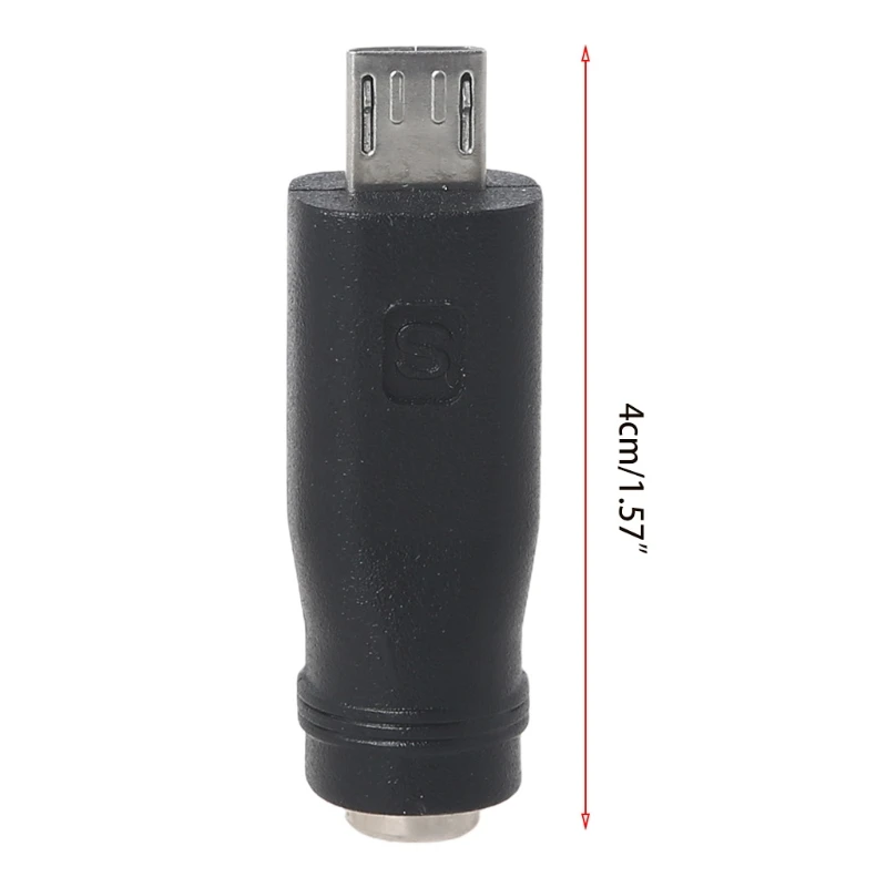 Phụ kiện video Bộ chuyển đổi đầu đực sang Micro USB 5,5x2,1mm bằng nhựa