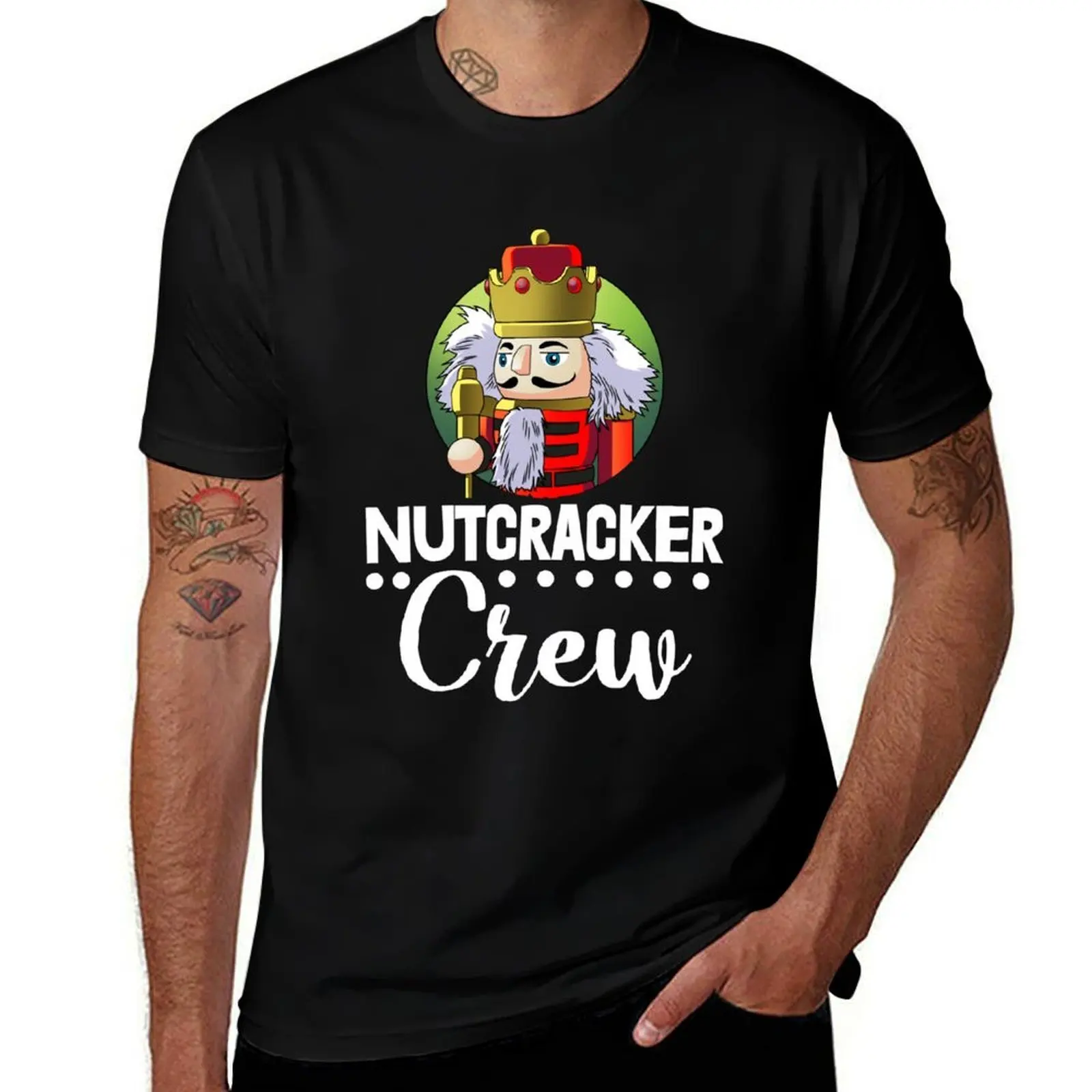 Nutcracker Crew T-Shirt Heavy Duty Casual Work Tee T-Shirt