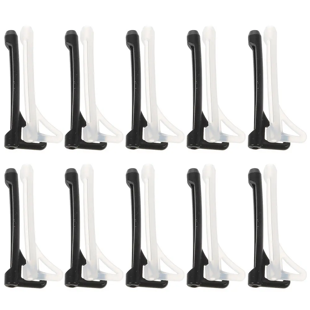 

20Pairs Anti-Skid Glasses Ear Hooks Silicone Retainers Non-Slip Eyeglasses Holders for Sports Running Daily Use Glasses
