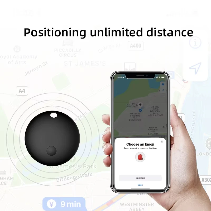 Mini GPS Tracker For Apple iOS System, Find My App Tag, Wallet Finder, Bike Bag Loss Tracker, Smart Bluetooth Locator - view 4