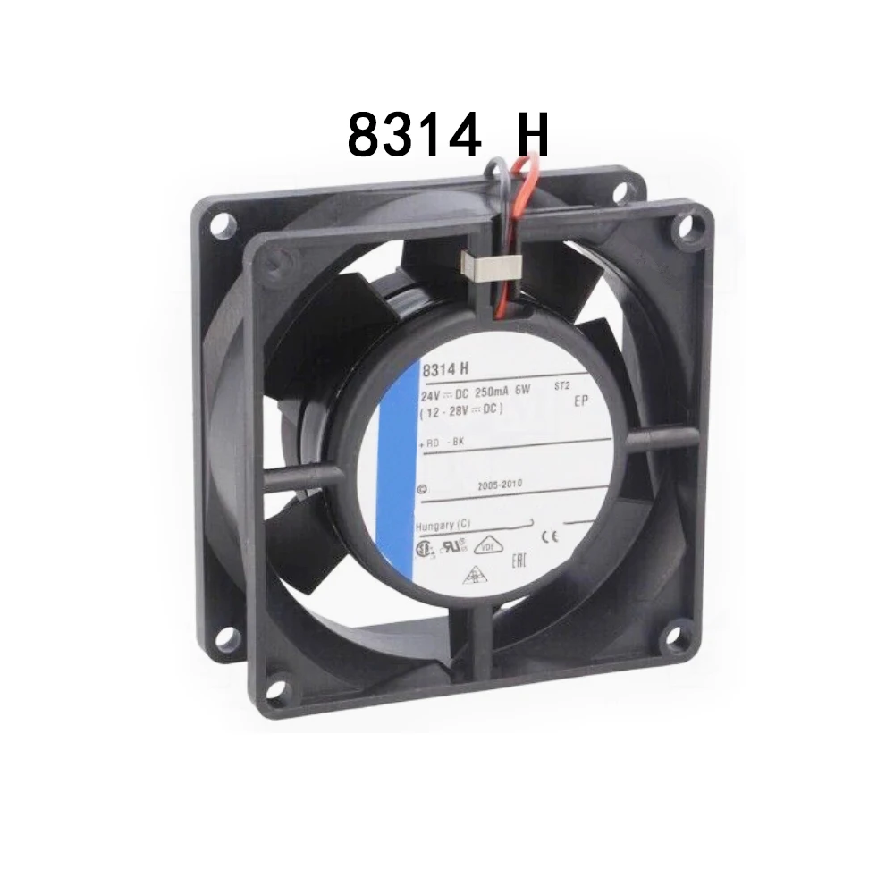 

Осевой вентилятор охлаждения 8314H 24VDC 6W 0.25A 80*80*32mm 250mA 80m3/h Серверный радиатор