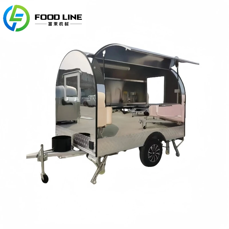 High Quality Food Trailer Composite Concession Stand Food Cart Mobile Kitchens for Sale Mobile Food Trailer Truck