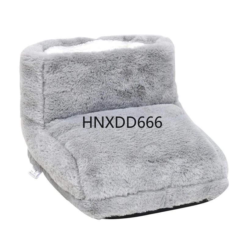 

USB Electric Foot Warmer Heating Pad Soft Plush Foot Warming Mat Detachable Slippers for Men and Women