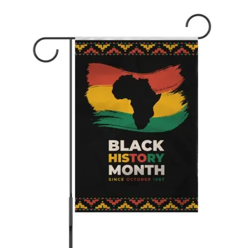 Juneteenth African American Festival Holiday Garden Flag Single Sided 12